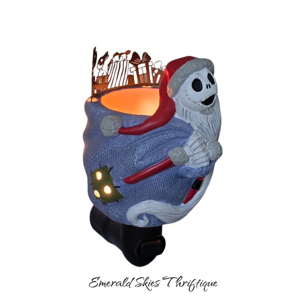 Scentsy Santa Jack Skellington Mini Warmer Nightmare Before Christmas free ship